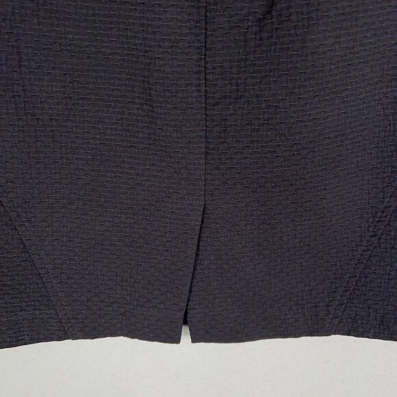 J McLaughlin Skirt Womens 10 Black Pencil Textured Minimal Career Capsule Work - Picture 7 of 14